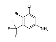 4-Bromo-3-chloro-5-(trifluoromethyl)aniline 914225-58-4