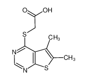 (5,6-二甲基噻吩并[2,3-d]嘧啶-4-磺酰基)-乙酸