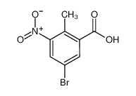 2-甲基-3-硝基-5-溴苯甲酸