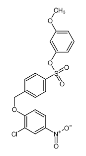 (3-methoxyphenyl) 4-[(2-chloro-4-nitrophenoxy)methyl]benzenesulfonate