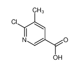 6-chloro-5-methylpyridine-3-carboxylic acid 66909-29-3