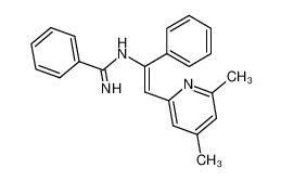 N-(dimethyl-4,6 pyridyl-2)-2 phenyl-1 vinylbenzamidine 84737-93-9