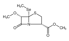 105118-42-1 (2S,5S,6S)-6-甲氧基-5-(甲基硒基)-7-氧代-4-硫杂-1-氮杂双环[3.2.0]庚烷-2-羧酸甲酯