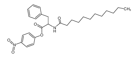 p-nitrophenyl n-dodecanoyl-D(L)-phenylalaninate 75531-07-6