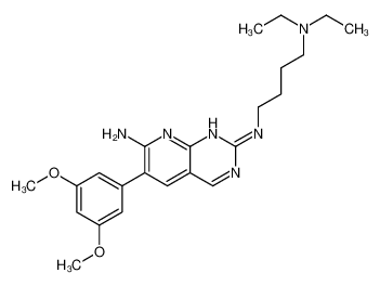 2-N-[4-(diethylamino)butyl]-6-(3,5-dimethoxyphenyl)pyrido[2,3-d]pyrimidine-2,7-diamine 862370-79-4