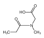 2-[Methyl(propionyl)amino]acetic acid
