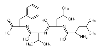 (2S)-2-[[(2S)-2-[[(2S)-2-[[(2S)-2-amino-4-methylpentanoyl]amino]-4-methylpentanoyl]amino]-3-methylbutanoyl]amino]-3-phenylpropanoic acid