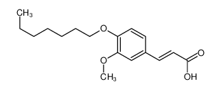 (2E)-3-[4-(庚基氧基)-3-甲氧基苯基]丙烯酸