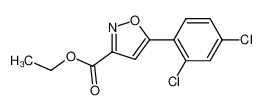 ethyl 5-(2,4-dichlorophenyl)-1,2-oxazole-3-carboxylate 159427-17-5
