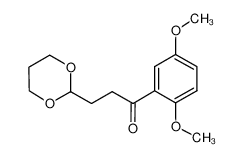 1-(2,5-二甲氧基苯基)-3-(1,3-二恶烷-2-基)-1-丙酮