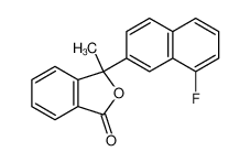 3-(8-fluoronaphthalen-2-yl)-3-methyl-2-benzofuran-1-one