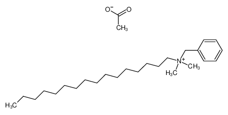 cetyldimethylbenzylammonium acetate 30912-93-7
