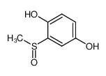 2-(methylsulfinyl)benzene-1,4-diol 87294-49-3