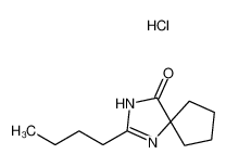 2-Butyl-1,3-diazaspiro[4.4]non-1-en-4-one Hydrochloride 151257-01-1
