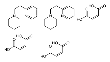 but-2-enedioic acid,2-(2-piperidin-1-ylethyl)pyridine 90125-79-4