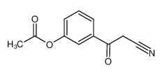 3-(2-cyanoacetyl)phenyl acetate 1217088-63-5