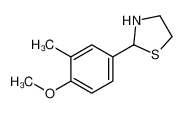 2-(4-methoxy-3-methylphenyl)-1,3-thiazolidine 83522-14-9