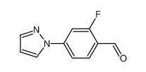 2-fluoro-4-pyrazol-1-ylbenzaldehyde 433920-90-2
