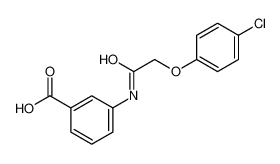 3-[[2-(4-chlorophenoxy)acetyl]amino]benzoic acid 70853-28-0