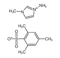 3-methylimidazol-3-ium-1-amine,2,4,6-trimethylbenzenesulfonate 54558-28-0