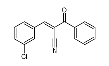 2-benzoyl-3-(3-chlorophenyl)acrylonitrile 80540-89-2