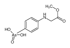 [4-(methoxycarbonylmethyl-amino)-phenyl]-arsonic acid 5410-53-7