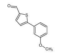 5-(3-methoxyphenyl)thiophene-2-carbaldehyde 249504-37-8