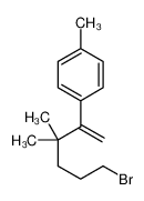 1-(6-bromo-3,3-dimethylhex-1-en-2-yl)-4-methylbenzene 133283-74-6