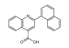 2-naphthalen-1-ylquinoline-4-carboxylic acid 6265-23-2