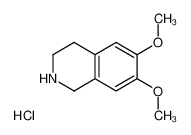 6,7-dimethoxy-1,2,3,4-tetrahydroisoquinoline,hydrochloride 2328-12-3