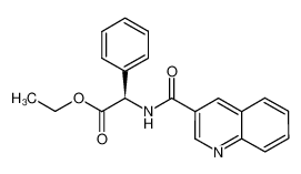 (R)-ethyl-2-phenyl-2-(quinoline-3-carboxamido)acetate 1196707-71-7