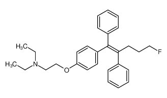 (Z)-1-[4-(2-diethylaminoethoxy)phenyl]-1,2-diphenyl-5-fluoro-1-pentene