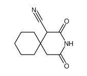 2,4-dioxo-3-azaspiro[5.5]undecane-5-carbonitrile 6627-87-8