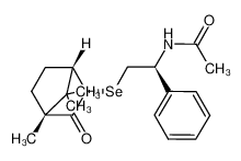 (2S)-2-acetamido-2-phenyl-1-camphorselenenylethane 314256-80-9