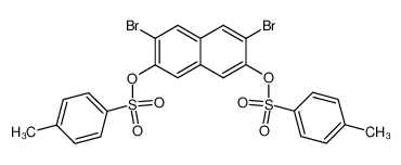 96965-64-9 structure, C24H18Br2O6S2