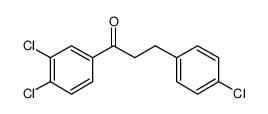 3-(4-chlorophenyl)-1-(3,4-dichlorophenyl)propan-1-one 296271-46-0