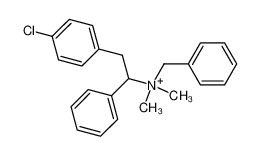 N-benzyl-2-(4-chlorophenyl)-N,N-dimethyl-1-phenylethan-1-aminium