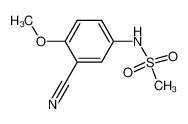 2-Methoxy-5-[[N-methyl]sulfonyl]aminobenzonitrile 214623-71-9