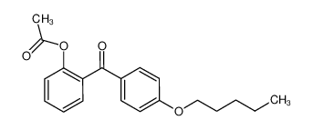 2-[4-(戊氧基)苯甲酰基]苯基乙酸酯