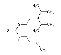 2-[di(propan-2-yl)amino]ethyl N-(2-methoxyethyl)carbamodithioate