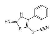 (2-amino-4-phenyl-1,3-thiazol-5-yl) thiocyanate 36234-62-5