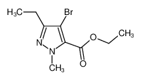 ethyl 4-bromo-5-ethyl-2-methylpyrazole-3-carboxylate 128537-28-0