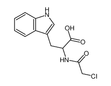 2-[(2-chloroacetyl)amino]-3-(1H-indol-3-yl)propanoic acid