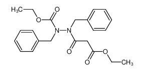 ethyl 2,3-dibenzyl-3-(ethoxycarbonylacetyl)carbazate 111508-29-3
