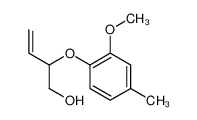 2-(2-methoxy-4-methylphenoxy)but-3-en-1-ol 64623-52-5