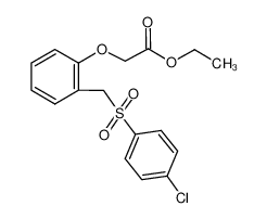2-(2-{[(4-氯苯基)磺酰基]甲基}苯氧基)乙酸乙酯