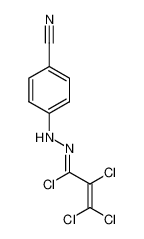 N-(1,2,3,3-tetrachloroallylidene)-N'-(4-cyanophenyl)hydrazine 1254514-38-9