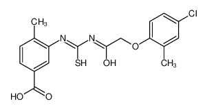 3-({[(4-氯-2-甲基苯氧基)乙酰基]硫代氨基甲酰}氨基)-4-甲基苯甲酸