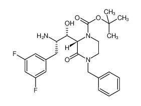 845544-12-9 structure, C25H31F2N3O4
