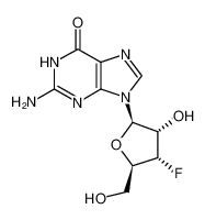2-amino-9-[(2R,3S,4S,5R)-4-fluoro-3-hydroxy-5-(hydroxymethyl)oxolan-2-yl]-3H-purin-6-one 123402-21-1